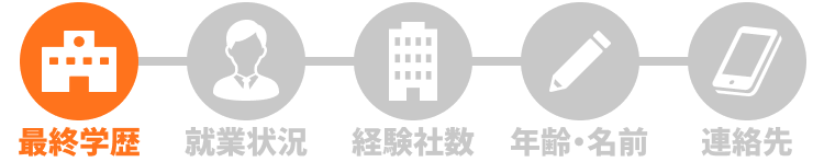 STEP1 最終学歴