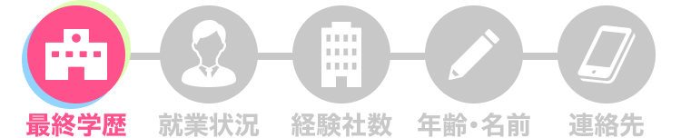 STEP1 最終学歴